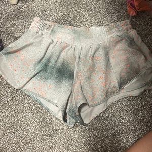 Lu lu lemon reflective special edition running shorts